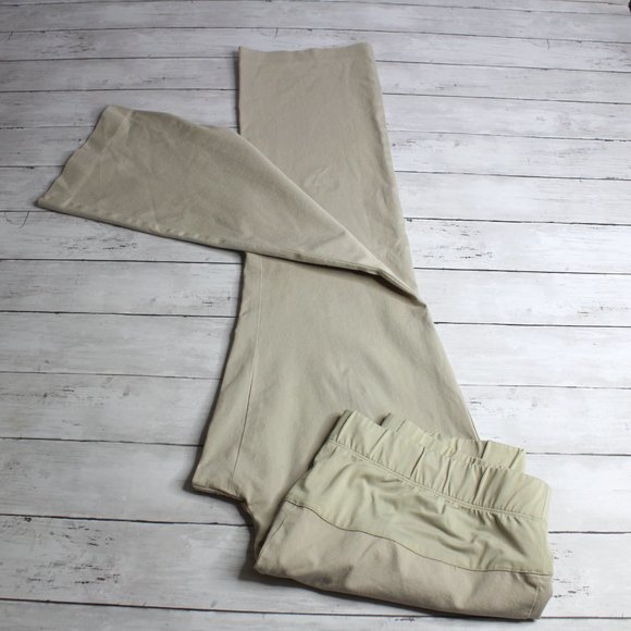 Gap Womens Khaki Tan Maternity Twill Trouser Pants Size 12L Long 32" - Picture 1 of 7